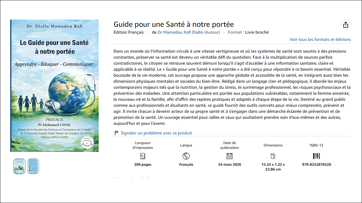 Guide pour une Santé à notre portée